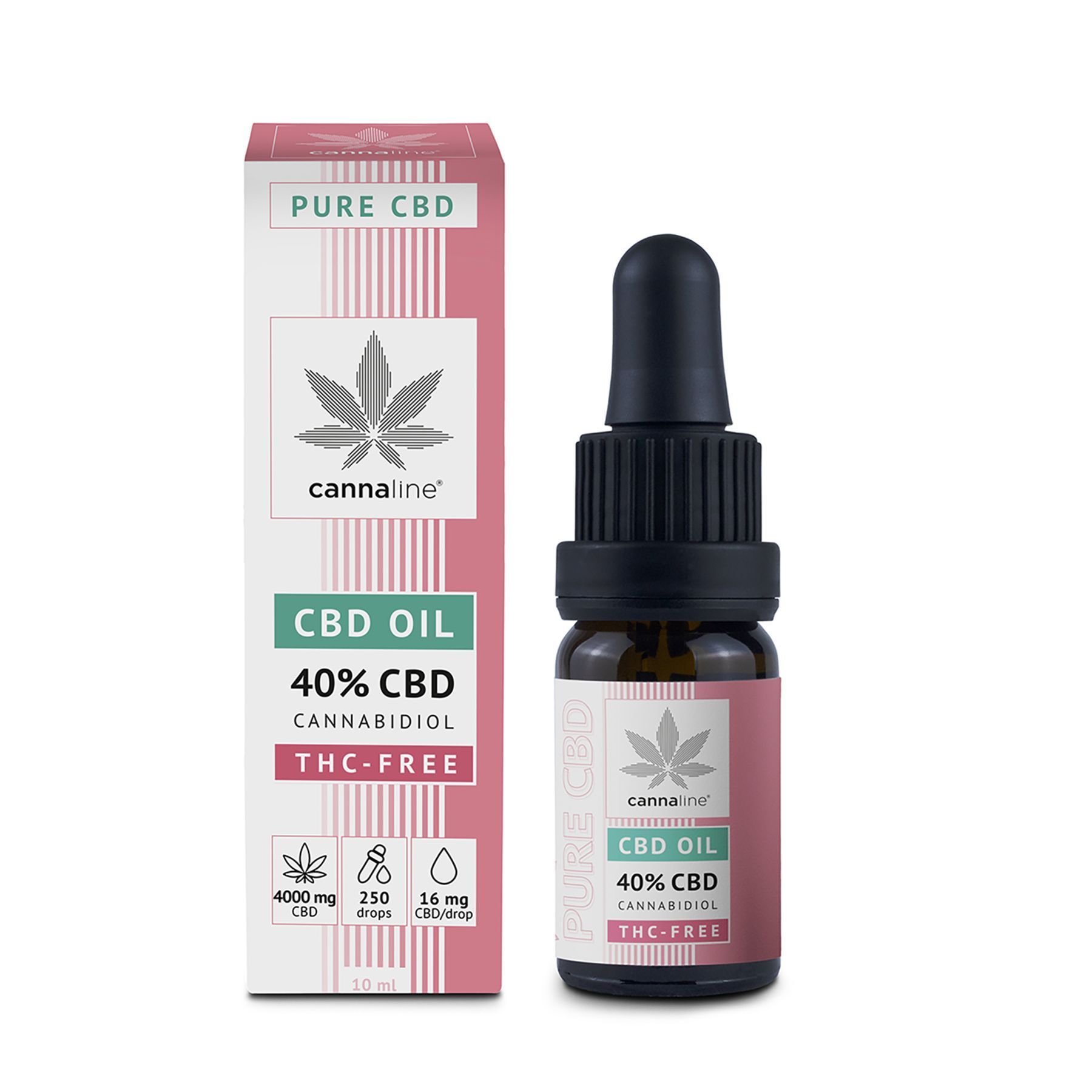 Масло Cannaline THC-Free CBD 40% с 4000 мг чистого CBD | Купить онлайн