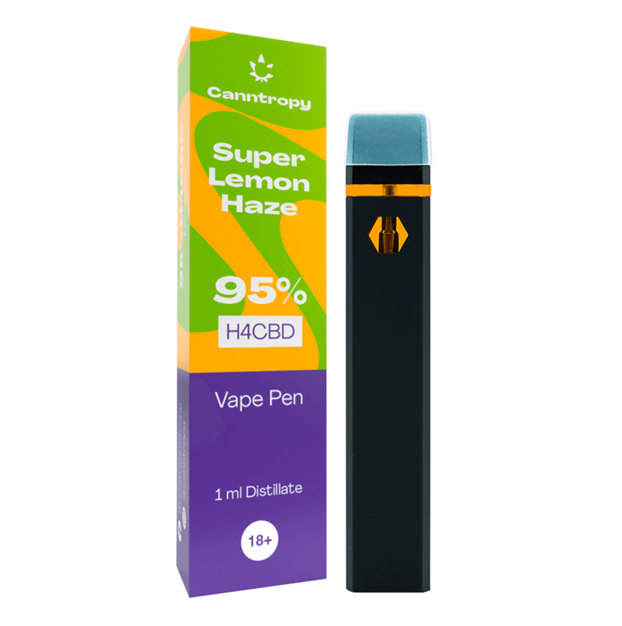 Купить 🍋 Canntropy H4CBD Vape Pen – Super Lemon Haze 95 % | 1 мл