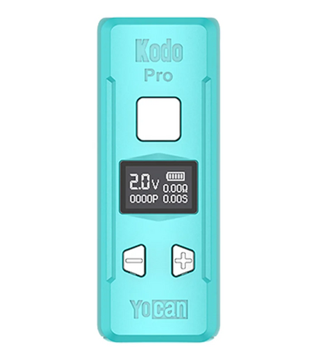 Акумулятор для картриджів 510 Yocan Kodo Pro Teal (OLED-екран, 400 мАг, Type-C) ОК-112495 фото