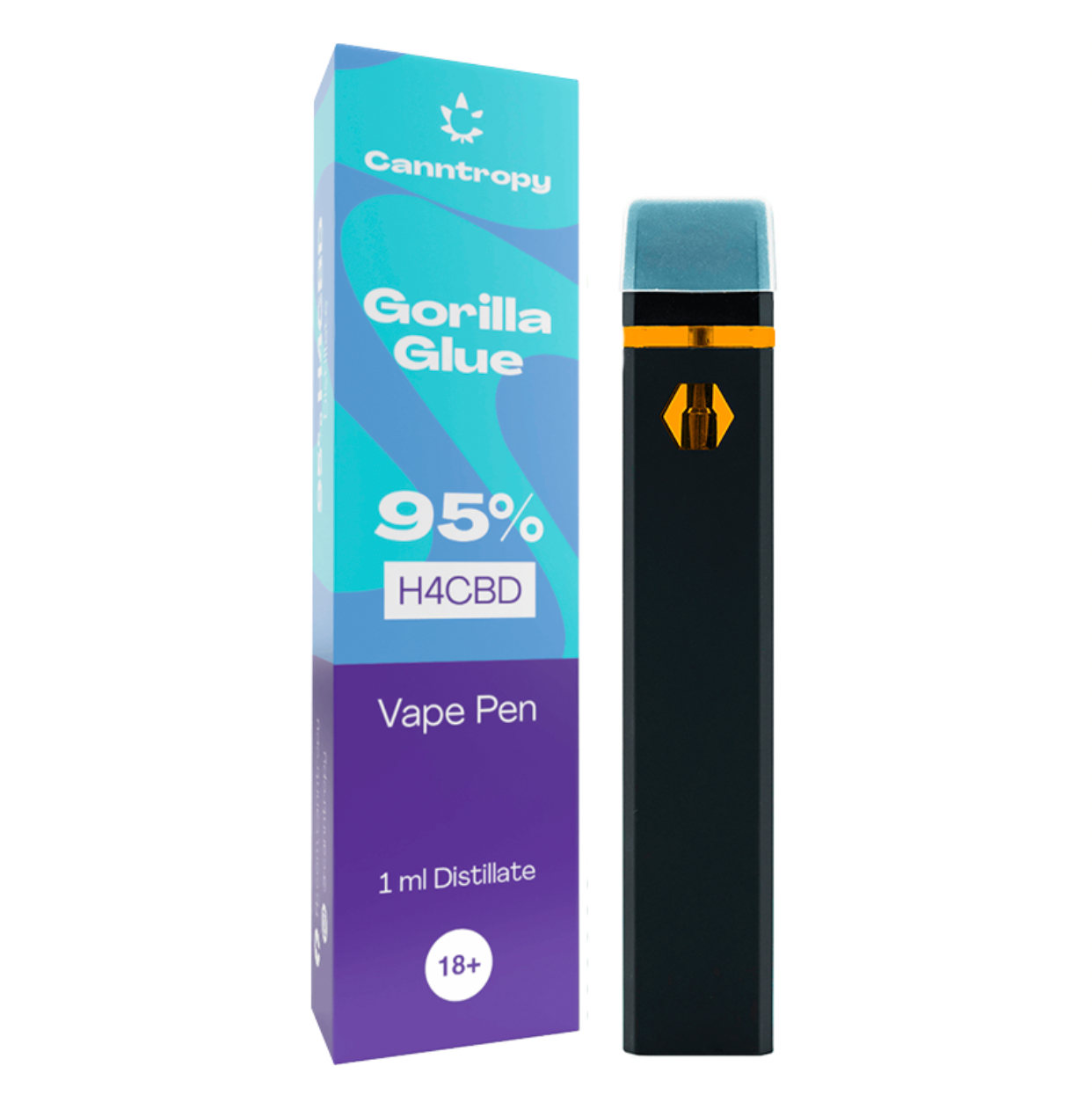 Купить 🦍 Canntropy H4CBD Vape Pen – Gorilla Glue 95 % | 1 мл ОК