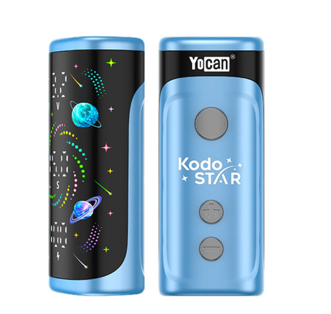 Акумулятор для картриджів 510 Yocan Kodo Star Blue (Зоряна серія, 400 мАг, 3 режими напруги, Type-C) ОК-2003 фото