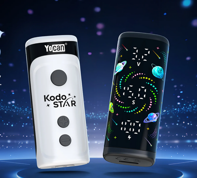Аккумулятор для картриджей 510 Yocan Kodo Star Purple (Звездная серия, 400 мАч, 3 режима напряжения, Type-C) ОК-1998 фото
