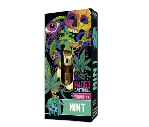 Картридж з H4CBD Euphoria H4CBD Cartridge Kush Mint, 97% H4CBD (Різьба 510, 1 мл) НФ-11227 фото