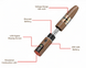 Акумулятор 510 Doteco H-Cigar 650 mAh (Variable Voltage) &mdash; Елегантний дзен у стилі класичної сигари 🪵💨 ОК-2008 фото 2