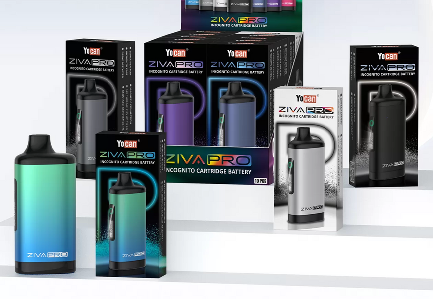 Прихований смарт-акумулятор 510 Yocan Ziva Pro 650 mAh (Inhale-Activated) з OLED-екраном &mdash; Твій кишеньковий стелс-мод 🤫🔋 ОК-2009 фото