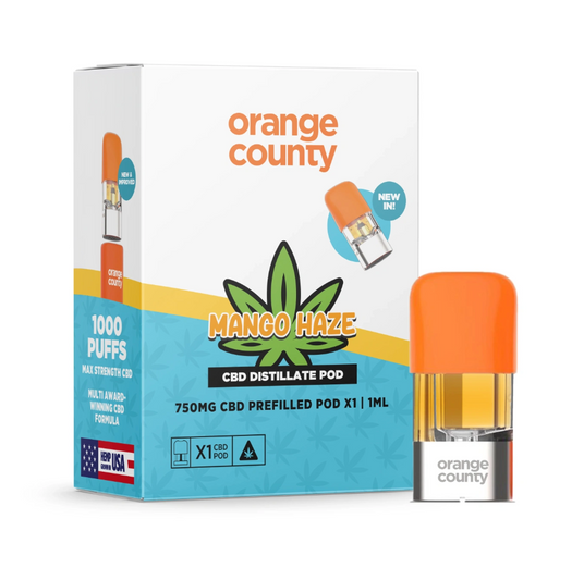Orange County CBD Mango Haze Префил Под 750 мг | YouCanna