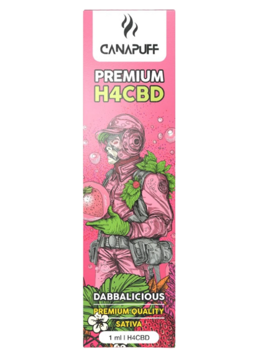Canapuff Dabbalicious 96% H4CBD 💨 | Одноразовый CBD‑вейп 1 мл