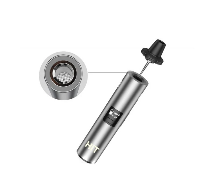 Yocan Hit Portable Dry Herb Vaporizer (OLED Display, 1400mAh, Ceramic Chamber, Type-C)