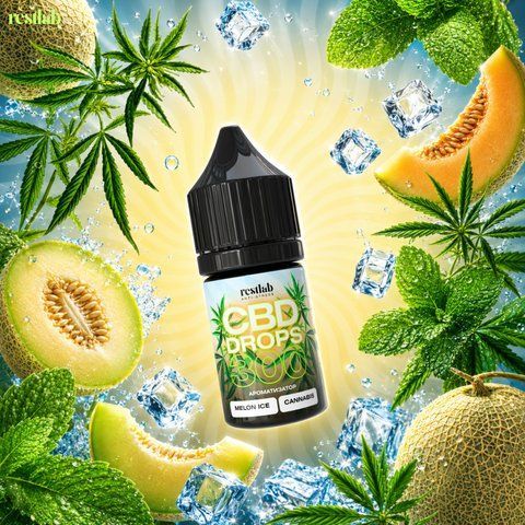 CBD жидкость для вейпа Restlab CBD Drops Melon Ice, 300 мг CBD Rest 08 фото