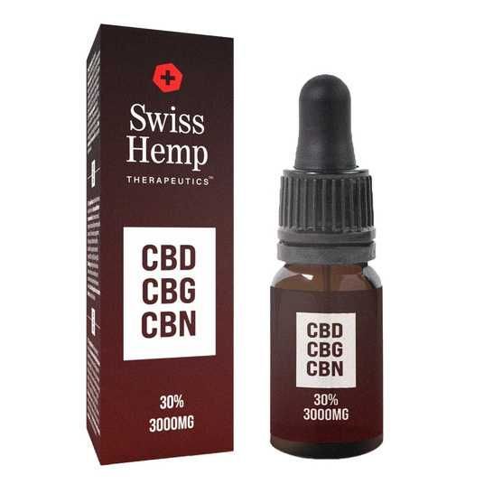 Купить Олія КБД 30% SwissHemp CBD+CBG+CBN 3000mg НФ-00947 в