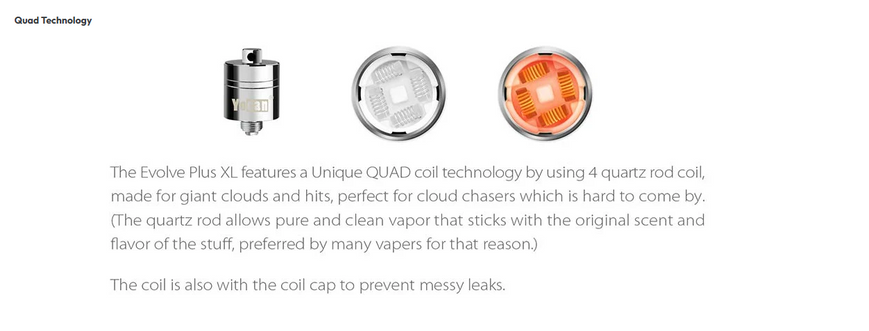 Yocan Evolve Plus XL Wax & Concentrate Dab Pen Vaporizer 1400mAh