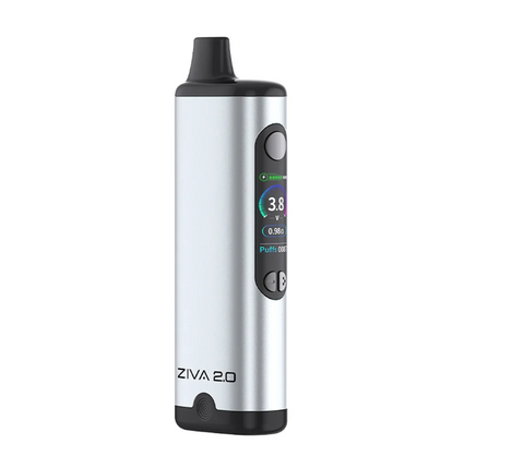 Акумулятор для картриджів 510 Yocan Ziva 2.0 Smart сірий, Vaporizer Battery (Сховане картриджне з'єднання, OLED-екран) ОК-2016 фото