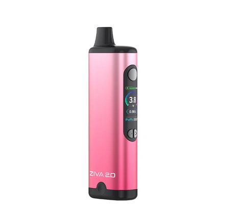 Акумулятор для картриджів 510 Yocan Ziva 2.0 Smart Рожевий, Vaporizer Battery (Сховане картриджне з'єднання, OLED-екран) ОК-2020 фото