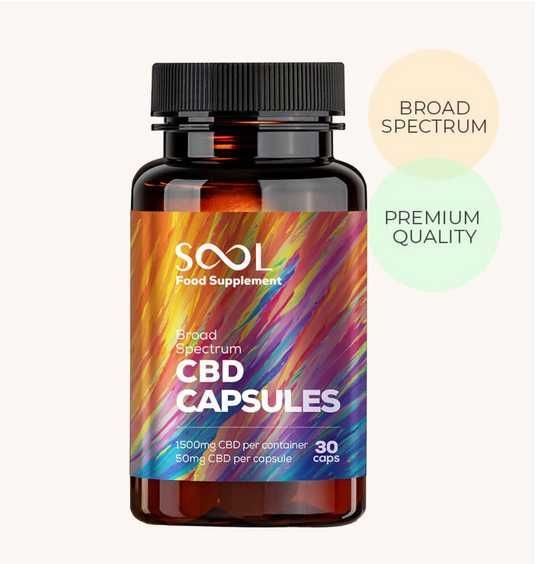 Капсули КБД Medic CBD Broad Spectrum 1500 мг – 30 шт | Натуральний