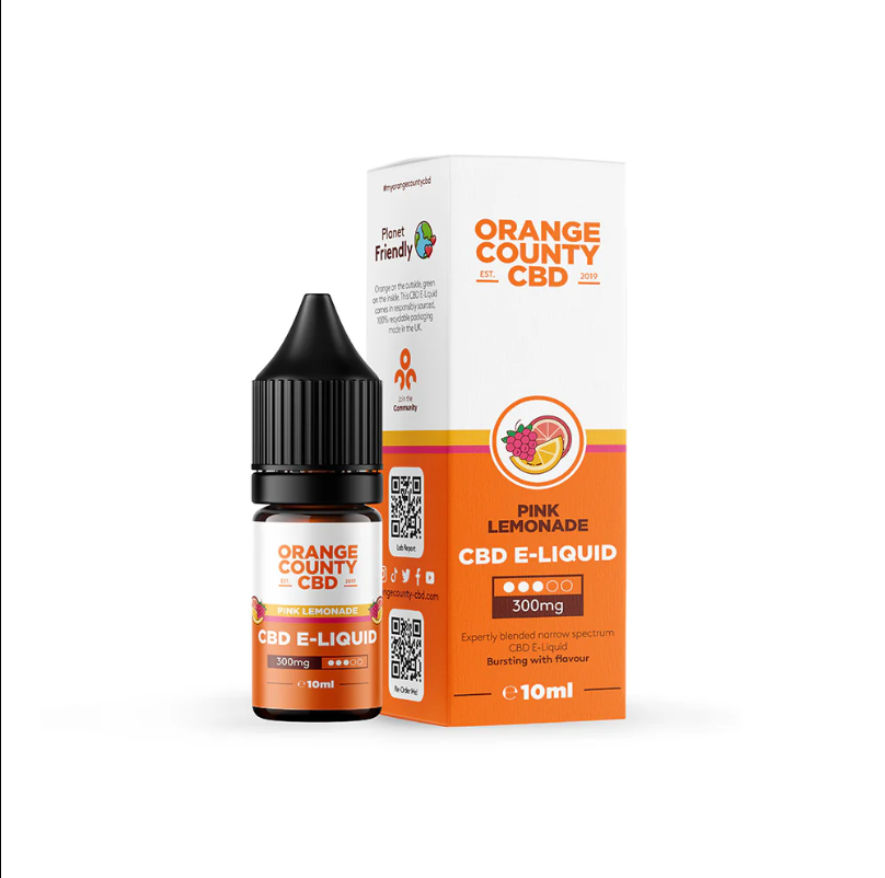 CBD Рідина Orange County CBD Pink Lemonade 300 мг 10 мл | YouCanna