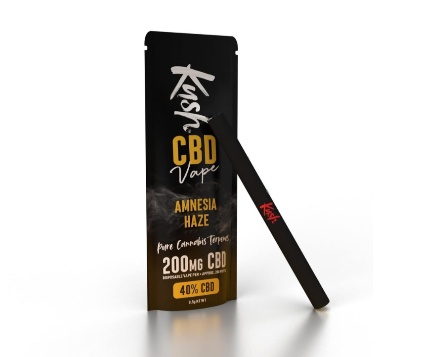 CBD Vape Amnesia Haze – 200 мг (40% CBD) | Одноразовый вейп 200