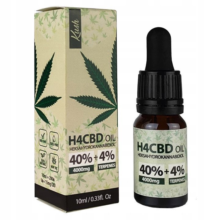 Купити 40% масло КБД H4CBD oil + терпени Польша НФ-00997 в
